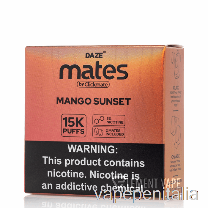 Vape Italia 7 Daze Mate Pods Mango Tramonto